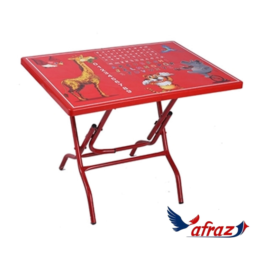 TEL Printed Kids Reading Table - Red