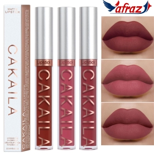 CAKAILA 1Piece Matte Velvet Liquid Lip Gloss Delicate Smooth Waterproof Non-stick Cup Lip Tint Moisturizing Lip Glaze Long Lasting Nude Lipstick Pen