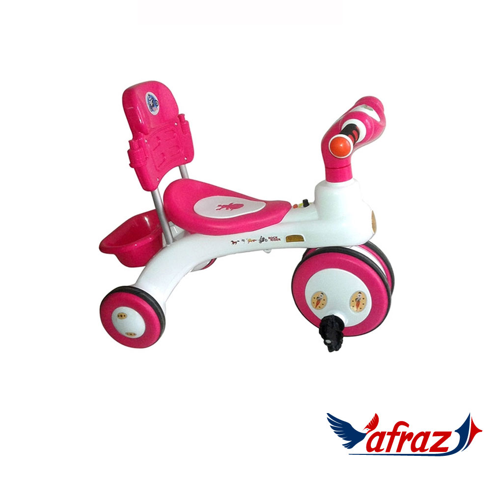 Rock Rider With Backrest 3Y Pink