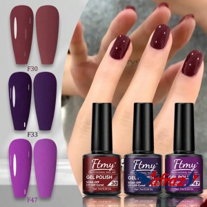 Ftmy 12pcs/Set Gel Nail Polish Set, 12 Colors